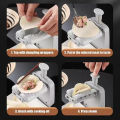 Manual Dumpling -  noodles maker - dumpling maker - pasta maker - dumplings - dumplings frozen - Press Efficient Dumpling Maker -  Mould Portable Empanada Maker -  Tight Fit Dumpling Machine - Reusable for Home Kitchen. 
