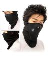 AKE - Pack of 2 - Winter Mask + Pro Biker Motorcycle Gloves - Black. 