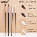 Small Crease Brush Fluffy Goat Hair / Horse Hair Precise Tapered Crease Makeup Tool Mini Pointed Eyeshadow Blending Makeup Brush. 
