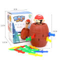 New Funny Pirate Barrel Toys Lucky Game Jumping Pirates Bucket Stab Pop Up Tricky Toy Family Jokes For Child Kid Gift. 