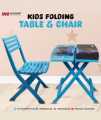 Maxware Kid's Folding Chair and Table Set | Kid's folding chair and table set for study, enjoy meal and play games. 