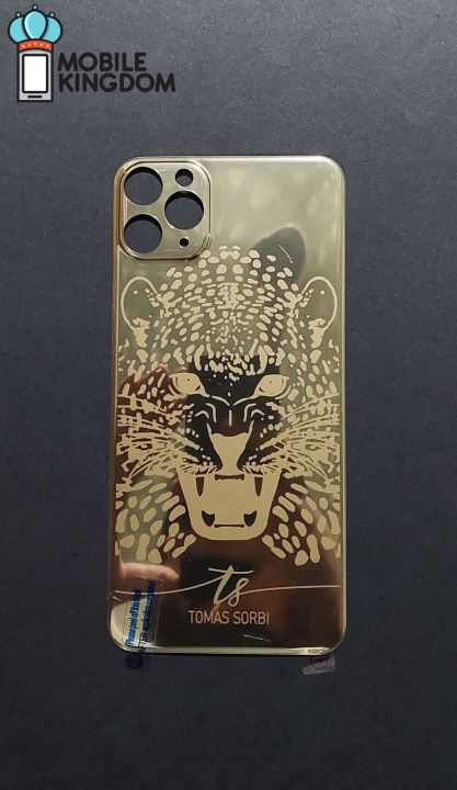 iPhone 11 Pro Max - Back Protection Sheet Golden - 24K Gold Plated Back Sheet