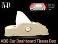 ABS Dashboard Tissue Box with Mobile Holder / Card Holder and Clock. 