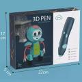 3D Pen for 3D Printing Drawing Pen USB 3D pen plus with safe filament Creative Learning for Children Kids as Toys DIY Arts & Crafts Boy Girls Perfect Gift. 