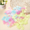 Fluorescent Night Glowing Stars Wall Sticker / 3D stars glow shine in the dark Luminous on Wall Glowing Stickers for Wall Decal Kids Room living room Home Decoration. 