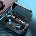 Latest High Quality ORIGNAL M10 & Airpods PRO  Air buds Wireless Bluetooth EarBuds Stereo Earphones with Power bank Bluetooth Ear phone Ear Buds Airdots Premium Quality For All Smart Phones & Gaming Mode. 