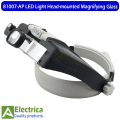81007-AP LED Light Head-mounted Electronic Repair Magnifying Glass Tool LED Magnifier Glass by electrica. 