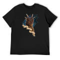 To the Stars - Draco Dragonheart Portrait Fan Art T-Shirt basketball graphic tees street wear cotton t shirt men. 