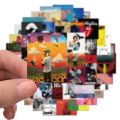 55PCS Music Singer Album Cover Sticker Waterproof Decorative Luggage Notebook Guitar Cup Stickers. 