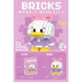 Nano Bricks Building Block Cute Cartoon (Make A Wise Life) 5mm&8mm 14y 24 design cartoon ready stock in Malaysia Lele W2601. 