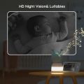 Baby Monitor 2K WiFi Baby Camera Via Screen and App Control, Temper& Humidity Sensor, Night Vision. 