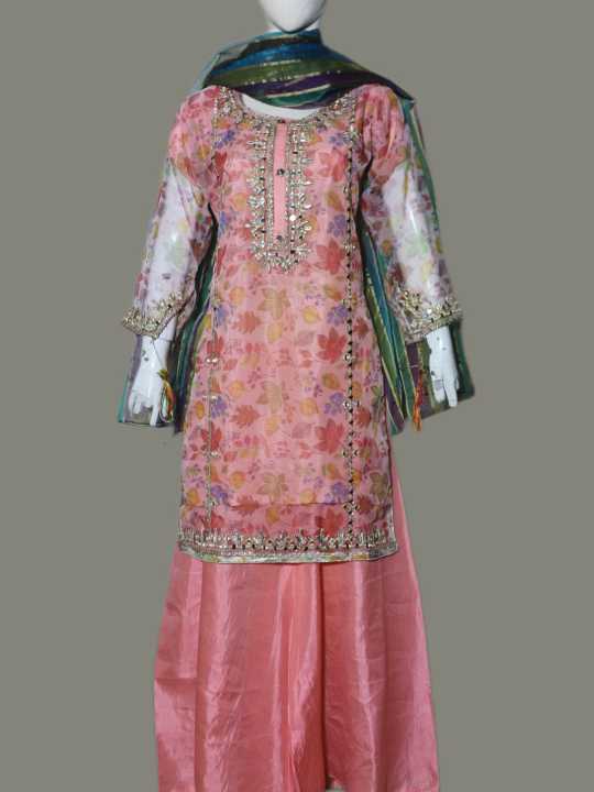 Women's%203Pc%20Digital%20Printed%20Stitched%20Organza%20Mirror%20work%20&%20Silk%20Flapper%20-%20Image%208