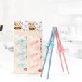 3pcs/pack Portable Silicone Training Chopsticks Connector Bear Chopsticks Corrector Finger Cover Children's Training Chopsticks Chopstick Helpers Kitchen Tableware Kids Enlightenment. 