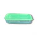Multi-Purpose Mini Rectangular Plastic Boxes Empty Storage Organizer Containers with Colored Lids for Small Items and Other Craft Projects (4 x 2 x 1 inch). 