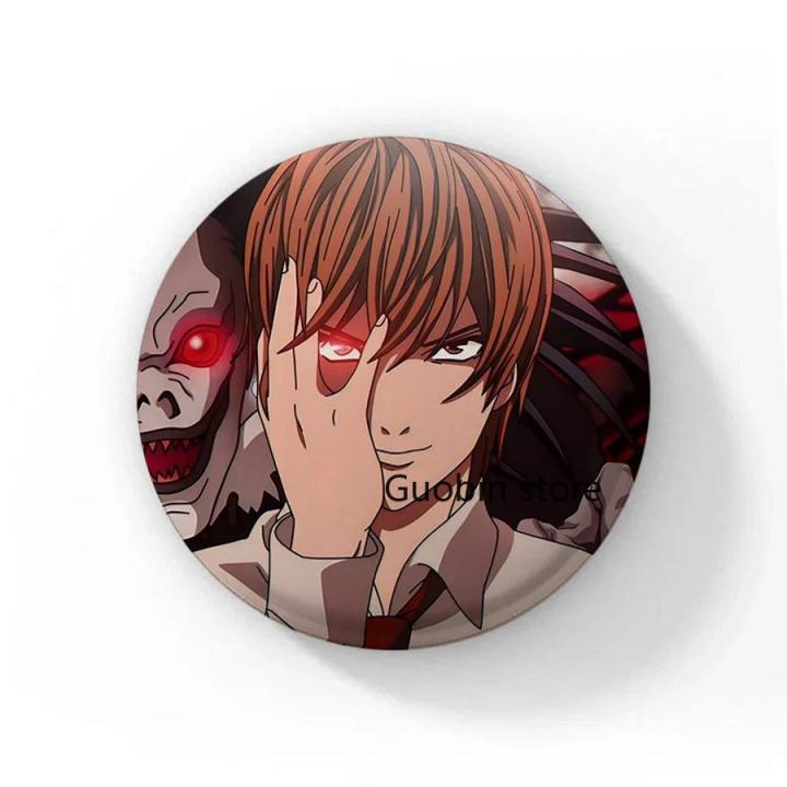 58mm%20Japanese%20Anime%20Death%20Note%20Enamel%20Pins%20Handmade%20Round%20Brooch%20L%20Killer%20Yagami%20Light%20Cosplay%20Badge%20Backpacks%20Jewelry%20Gifts%20-%20Image%206