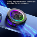 NAMUNY 15W High-Power AL19 Semiconductor Cooling Phone Cooler Radiator Freezing Cold Colorful LED Low Noise Temperature Display. 