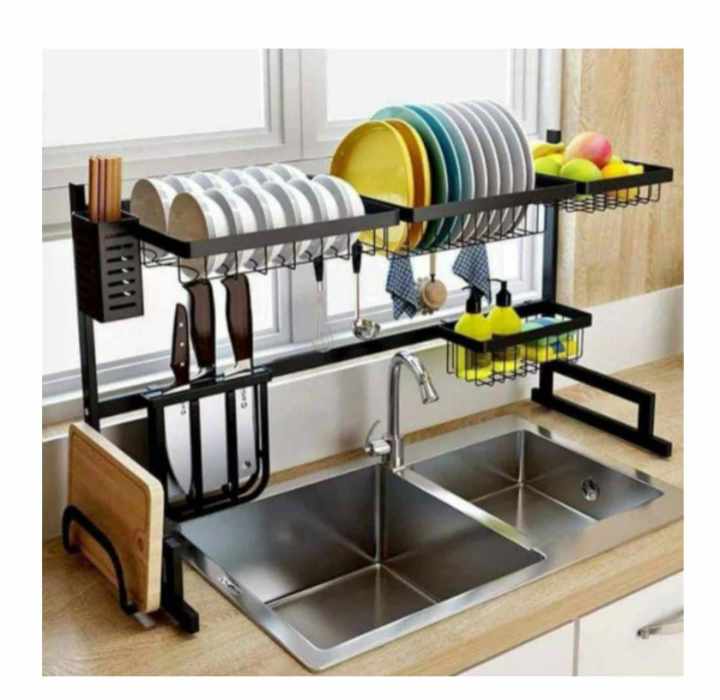 Kitchen Dish Rack Over Sink Dish Rack Durable Made Dish Drying Rack For Single Sink Compact & Durable-Kitchen Gadgets