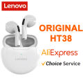 Original Lenovo HT38 Earphone TWS Bluetooth 5.0 Wireless Headphones Touch Control Earbuds With HD Mic Sport Headsets. 