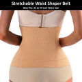 Seamless Free Size Best Quality Tummy Tucker Postpartum Belly Band Recovery Belt Girdles for Women Belly Shaper Tummy Control Waist Trainer Slimming Abdomen Belly Belt Fat Burner Belts for Girls in Skin and Black Best Fits 28 to 38 Inch Waist. 