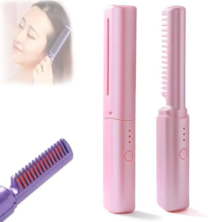 Rechargeable%20Mini%20Hair%20Straightener,%20Travel%20Portable%20USB%20Charging%20Cordless%20Hair%20Straightener%20Bursh,%20Three%20Temperature%20Adjustments%20Flat%20Iron,%20With%2016%20comb%20teeth,%20built-in%204000mAh%20rechargeable%20batter%20-%20Image%202