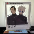 Satoru Gojo acrylic stand anime jujutsu periphery Kaien Geto Suguru/Yuji/meumi/Nomara/fushigurtoji action figure ornament toy. 