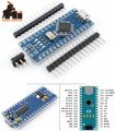 Arduino Nano V3.0 AVR ATMEGA328 development board. 