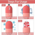 Silicone Ice Roller, Beauty Ice Cube Roller Massager for Face, Neck, Eyes & Cryotherapy, Ice Cube Roller Massager, Ice Roller For Face, Skin Care Tools for Collagen Regrowth, Tone Skin, Under Eye Dark Circle, Skin Strengthening, De-Puff The Eye Area.. 
