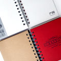 Spiral Notebook 5"x 4.5" - Scrapbook WHITE - PAPERWORK. 