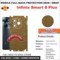 INFINIX SMART 8 PLUS FULL BACK 360 premium Protection Skin Wrap full cover Premium Quality. 