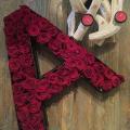alphabet or letter box for birthday, valentine, anniversary, wedding, Christmas gift. 