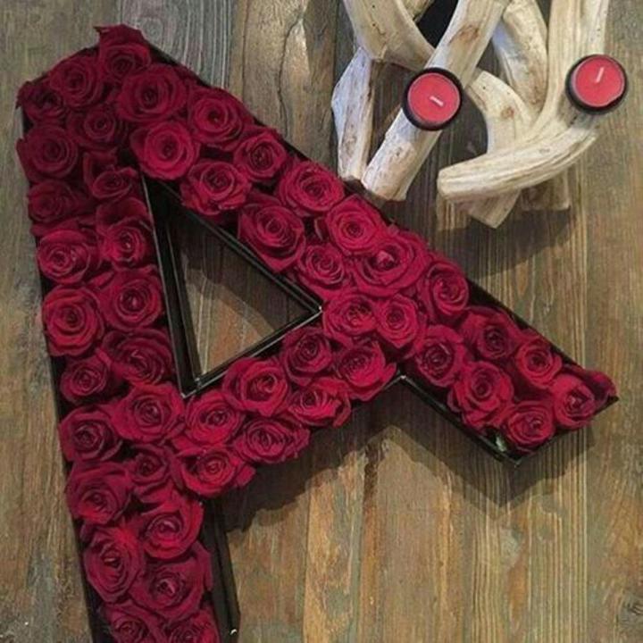 alphabet or letter box for birthday, valentine, anniversary, wedding, Christmas gift
