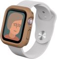 RHINOSHIELD Bumper Case Compatible with Apple Watch Apple Watch SE & Series 6/5 / 4 [44 mm], CrashGuard NX, Shock-Absorbing Protective Case in Slim Design, Golden Brown. 