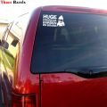 【Universal Car Parts Store】Three FTZ-26# 20x10.9cm Huge Financial Burden on Board Funny Baby Carlos Vinyl car Sticker|Cars Vans. 