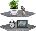Homode Corner Shelf Wall Mount, Set of 2 Floating Corner Shelf Organizer for TV Accessories, Speaker, Cable Box, Game Console, Storage for Bathroom Kitchen Living Room Bedroom. 