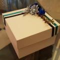 Set of 4 Valentines Favor Boxes/Gift Boxes/Bid Boxes. 