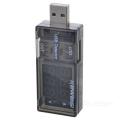 USB Detector Current Voltage 3V-9V Tester Double USB Row Shows. 