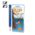 Goldfish Flupa Colour Pencil 6 Colour Half  Size - Pack of 6 - Kids Colour - Gift For Kids - Kids Play Colour. 