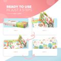 Reversible Large Baby Play Mat | Soft Playmat for Baby's Crawling, Tummy Time | Thick Floor Mats for Children, Toddlers & Babies | Play Mats for Floor in Bedroom, Nursery & Playroom. 