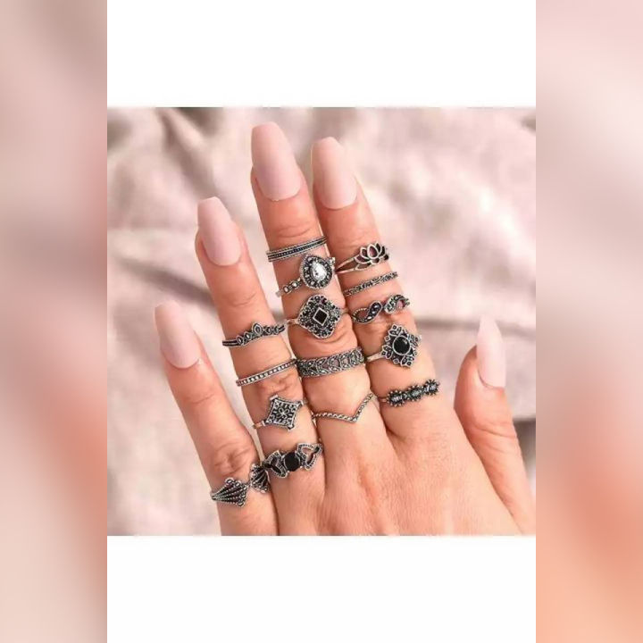 15%20Pieces%20Rings%20For%20Girls%20-%20High%20Quality%20Imported%20Latest%20Design%2015%20pcs%20Ring%20Set%20For%20Girls%20-%20Ring%20Set%20For%20Women%20-%20Fashion%20Jewellery%20-%20Image%205