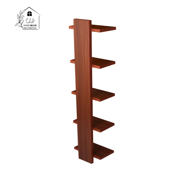 Elegant%20Wall%20Mount%20Book%20Shelf%20for%20Home%20&%20Office/Free-Standing%20Holder%20Organizer/Wall%20Display%20Case%20with%205%20Racks%20Book%20Storage%20Organizer/Study%20RoomBook%20Shelf%20Wood%20Open%20Book%20Shelf%20DIY%20(Do-It-Yourself)%20by%20Home%20D%C3%A9cor%20Decorative%20-%20Image%205