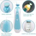 Baby Nail Kit Set /  Baby Nail Cutter Machine New Born Cell Operated Nail Cutter Box  / Electric Baby Nail Trimmer Kit with LED Light 6 In 1 Baby Nail Trimmer Portable Electric Baby Manicure Pedicure Nail Clippers Infant Newborn Baby Nail Cutter With LED. 