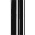 2pcs 72 inch x3 inch DIY Black Car Body Vinyl Racing Stripe Pinstripe Decal Stickers New. 