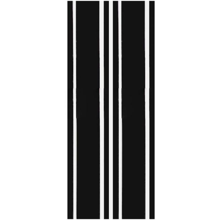 2pcs 72 inch x3 inch DIY Black Car Body Vinyl Racing Stripe Pinstripe Decal Stickers New