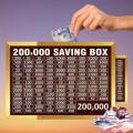 Umrah Saving Box - 1 Lakh Savings Challenge Wooden Money Box – Cash & Coin Bank with Lock, Savings Tracker & Counter –  Saving Box For Moblie and Bike and Umrah – Secure Cash Vault for Financial Goals". 