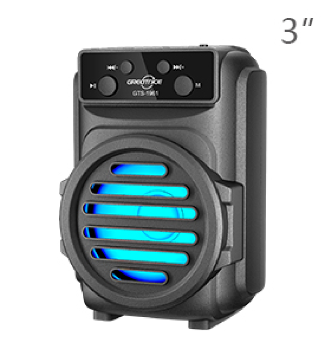Sixonic GTS 1961 Greatnice Portable Rechargeable Wireless Bluetooth Speaker With FM Radio USB & SD Card Supported High Quality Sound