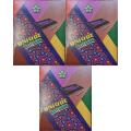 Note Book / Copy English Four Line Art # 10 (3 Pcs). 
