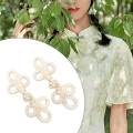 Chinese Knot Frog Buttons Traditional Handcraft Button Decor Clothes Buttons 2Pcs for Coats Costumes. 