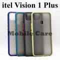 Itel Vision 1 Plus Back Cover Smoky Matte Armor Case Cover For itel Vision 1 Plus. 
