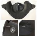 Neoprene Fleece Half Face Mask For Winter Warm And  Cozy Useful For Travelers. 
