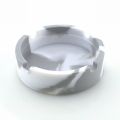 Silica Gel Circular Ashtray Psychedelic Soft Round Silicone Smoke Cup Holder Custom Made Ashtray Tray Holder. 